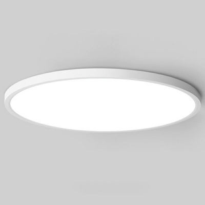 1 Light Contemporary Ceiling Light Acrylic Round Ceiling Fixture for Bedroom
