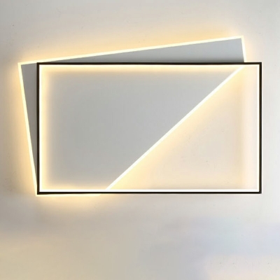 2 Light Ceiling Light Contemporary Geomtric Ceiling Fixture for Living Room