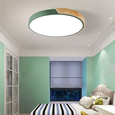 Contemporary Round Ceiling Light Fixture Living Room Flush Mount Light