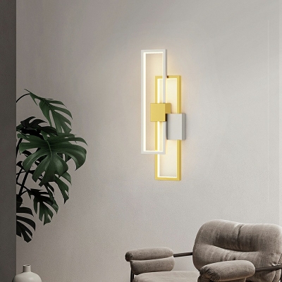 Contemporary Wall Sconces Geometric Shape LED Sconce Light Fixtures