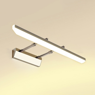 Industrial Linear Vanity Light Fixtures Metal Acrylic Led Vanity Light Strip