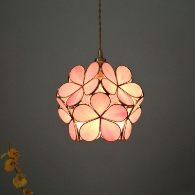Macaron Glass Hanging Pendant Lamp Modern Pendulum Lights for Dinning Room