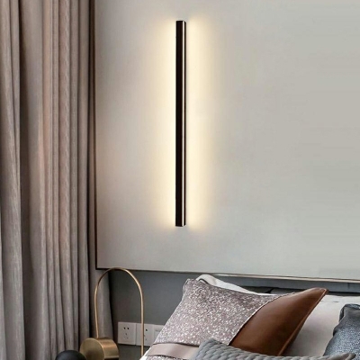 Minimalist Style Line Wall Sconces Wrought Iron Wall  Lamp for Living Room and Bedroom