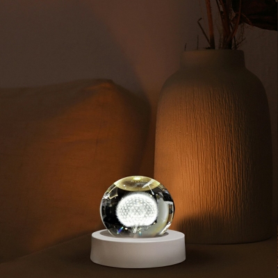 Contemporary Usb Table Lamp Single Light for Bedroom and Living Room