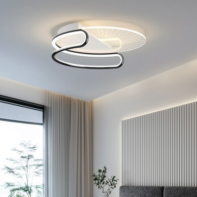 Geometric Ceiling Light Modern Style Acrylic Ceiling Fixture for Living Room