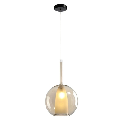 Glass Modern Electroplated Spherical Hanging Light Fixtures Hanging Ceiling Lights