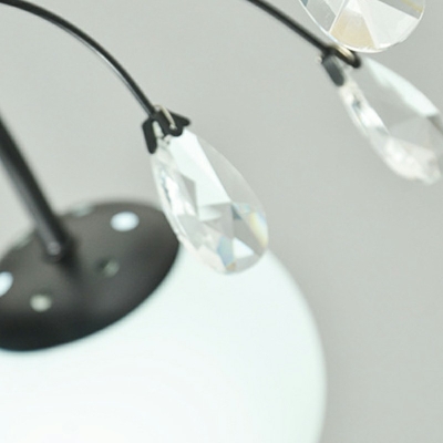 LED Simple Style Pendant Light Contemporary Magic Beans Metal Chandelier