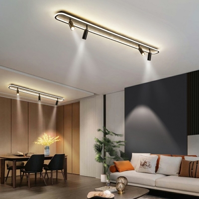 Modern Metal Ceiling Light Led Flush Mount Ceiling Lights for Living Room