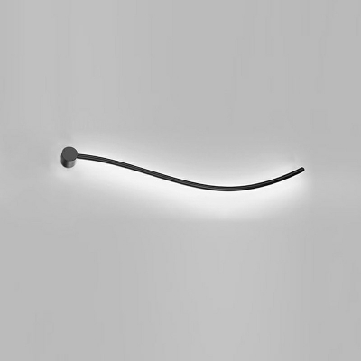 Modern Style Wall Light Iron Wall lamp for Living Room in Black