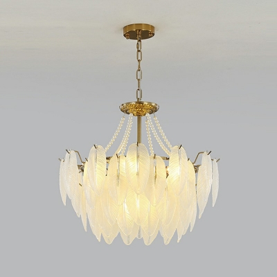 Pendant Lighting Contemporary Style Glass Hanging Ceiling Light for Living Room