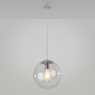 Clear Ball Glass Hanging Light Fixtures Hanging Ceiling Lights