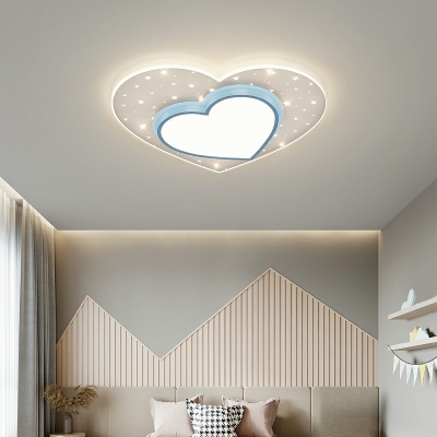 Contemporary LED Flushmount Lighting Star Flush Mount Light for Living Room