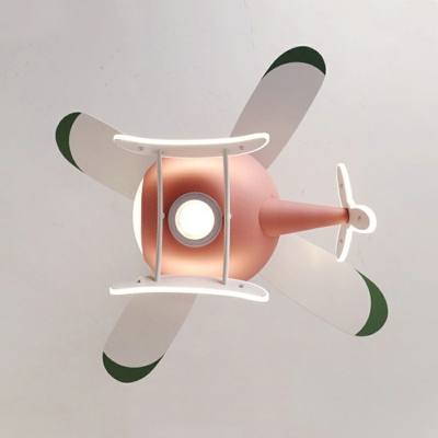 Kids Style Cartoon Airplane Ceiling Fans Acrylic Ceiling Fans for Bedroom