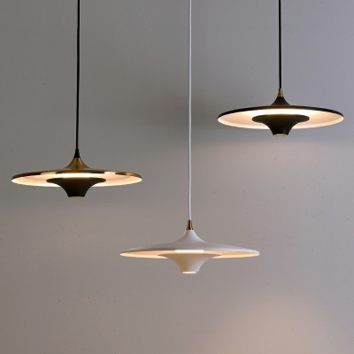 Contemporary Geometric Pendant Ceiling Lights Metallic Down Lighting Pendant