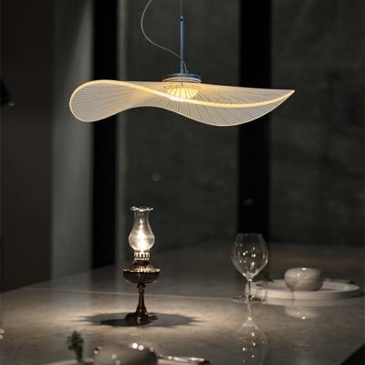 LED Nordic Postmodern Style Simple Single Chandelier Acrylic Material Pendant Light