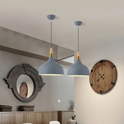 Metal Macaron Down Lighting Pendant Nordic Modern Pendant Ceiling Lights for Dinning Room