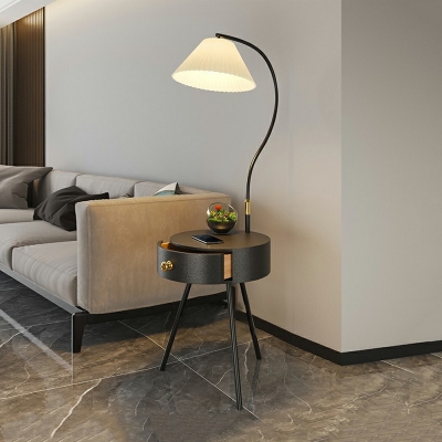 Single Light Floor Lamp Contemporary Style Floor Lighting for Bedroom Living Room