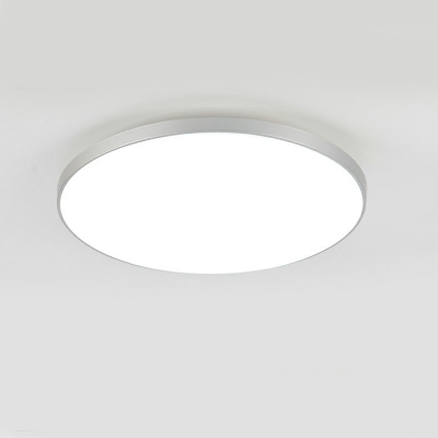 1 Light Contemporary Ceiling Light Round Acrylic Shade Ceiling Fixture