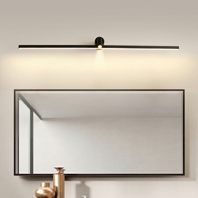 2-Light Wall Lamp Fixtures Contemporary Style Linear Shape Metal Lighting Fixture