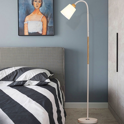 Contemporary Macaron Floor Lamp 1 Light Metal Floor Lamp for Bedroom