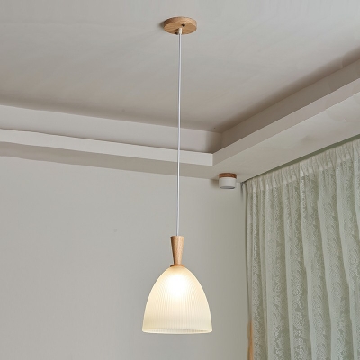 Nordic Tapered  Hanging Pendant Lights Prismatic Glass Down Lighting Pendant