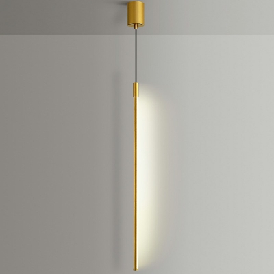 Silica Gel Shade Pendant Light Fixtures Linear Shape Modern Hanging Lamp