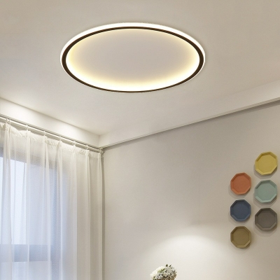 LED Modern Minimalist Ceiling Light  Nordic Style Acrylic Flushmount Light for Living Room and Bedroom