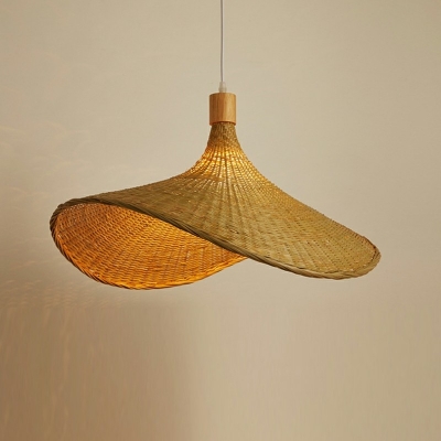 South-east Asia Modern Hanging Light Fixtures Rattan Ceiling Lamp for Living Room
