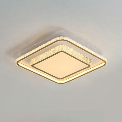 Crystal Contemporary Ceiling Light Simple Nordic Pendant Light Fixture for Living Room in Gold