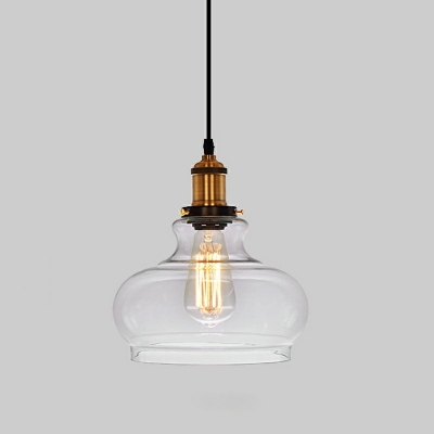 Glass Hanging Light Ceiling Fixtures Nordic Retro Round Hanging Lights