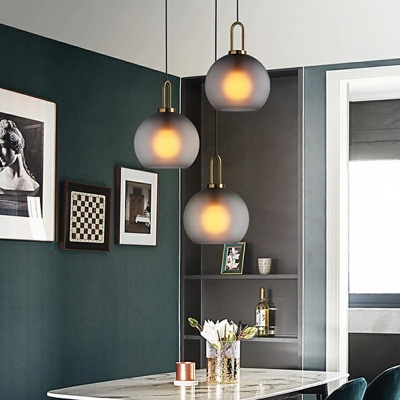Round Hanging Light Ceiling Lights Nordic Retro Glass Fixtures Hanging