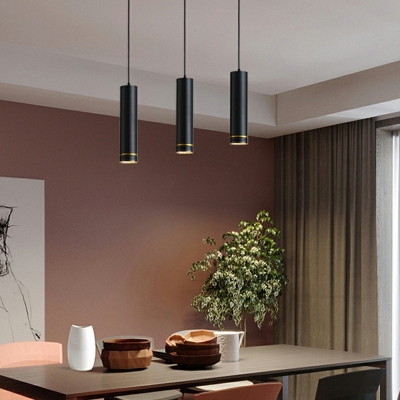 Hanging Light Modern Style Metal Hanging Light Kit for Living Room