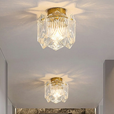 Modern Luxury Ceiling Light  Nordic Style Crystal Flushmount Light for Living Room and Bedroom