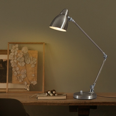Nightstand Lamp Long Arm Folding Business Metal Office Learning Reading Modern Table Lamp