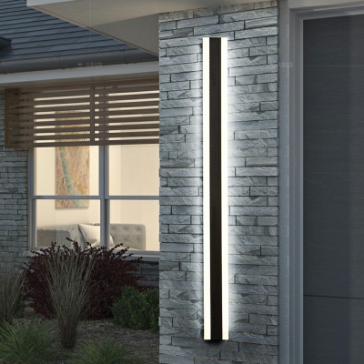 Wall Lighting Ideas  Contemporary Style Acrylic Wall Lighting Fixtures For Courtyard