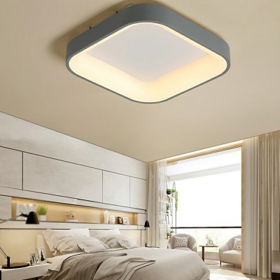 1 Light Contemporary Ceiling Light Acrylic Geometric Ceiling Fixture