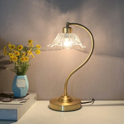 Copper Table Lamp Single Light for Living Room and Bedroom