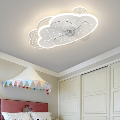 Kids Style Cartoon Ceiling Fans Acrylic Ceiling Fans for Bedroom