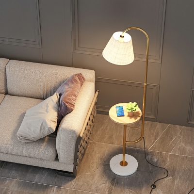 Modern Fabric Floor Lamp E27 Lighting for Living Room and Bedroom