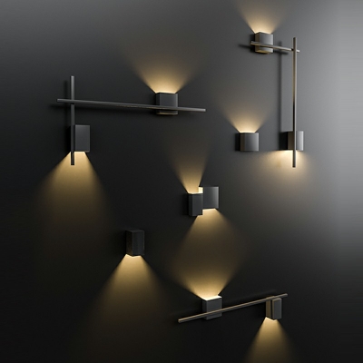 Modern Geometric Combination Wall Lighting Fixtures Bedroom Staircase Wall Light Sconce