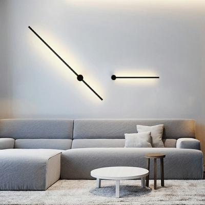 Modern Style Linear  Wall Light Iron Wall Sconces for Living Room