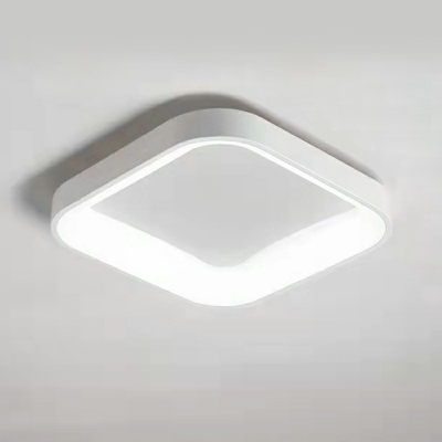 1 Light Contemporary Flush Light Geometric Acrylic Flush Mount