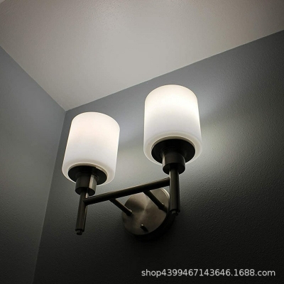 3-Light Sconce Lights Vintage Style Cylinder Shape Metal Wall Mount Light