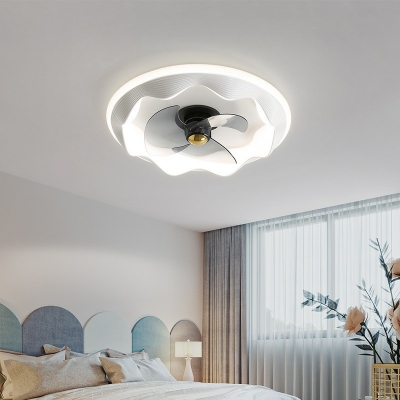 Kids Style Ceiling Fan Round Shaped Plastic Ceiling Fan for Bedroom