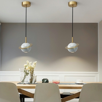 Modern Stone Pendant Light Fixtures Nordic Down Lighting for Living Room