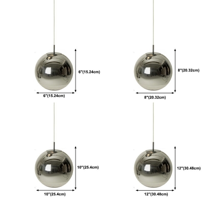 Single Head  Hanging Glass Hanging Light Fixtures Hanging Ceiling Lights