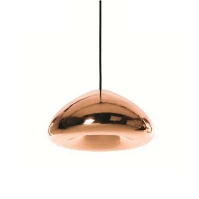 1 Light Contemporary Pendant Lighting Glass Cone Shade Hanging Lamp