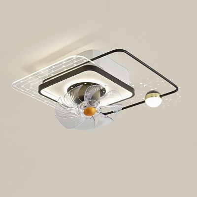 Contemporary Flush Mount Ceiling Light Fixture Metal Ceiling Light Fan Fixtures