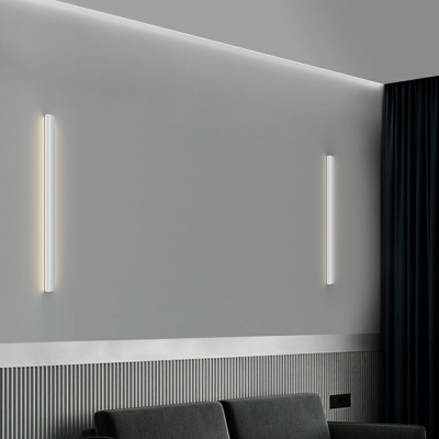Contemporary Wall Light Aluminum with PVC Shade 3.1