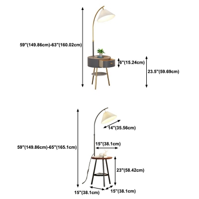 E27 Single-light Metal Floor Lamps Living Room Floor Lamps